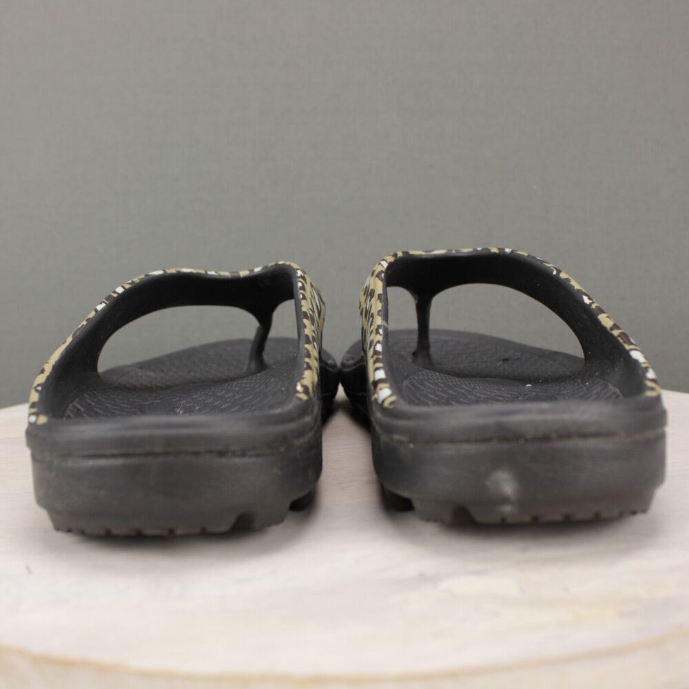 Spenco Fusion 2 Comfort Sandals Womens 11 Black Leopard Orthotic - Picture 6 of 9